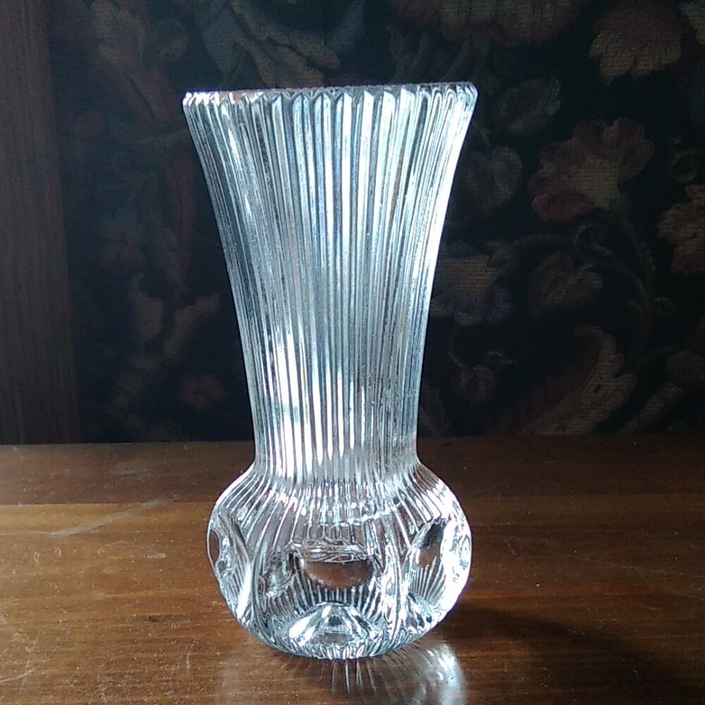 Bud Vase, Fostoria Glassware, Melissa Pattern